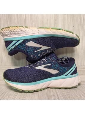 Brooks Ghost 11 blue running shoes, Size US 8.5